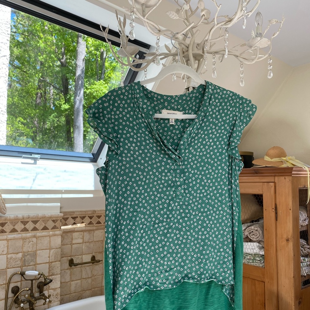 Anthropologie printed blouse